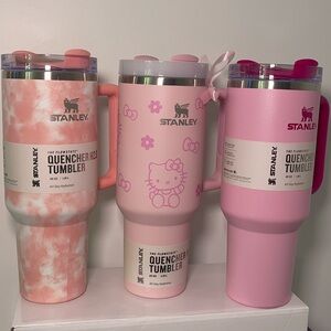 ALL PINK 40 OZ STANLEY TUMBLER BUNDLE